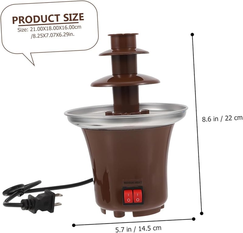 ستوبازا آلة تيمبير الشوكولاتة نافورة الشوكولاتة الساخنة مشروب حفلة شلال - Image 2